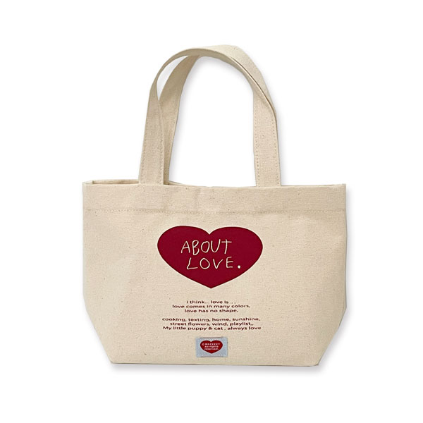 about love tote bag
