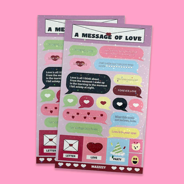 Mesage (love) sticker
