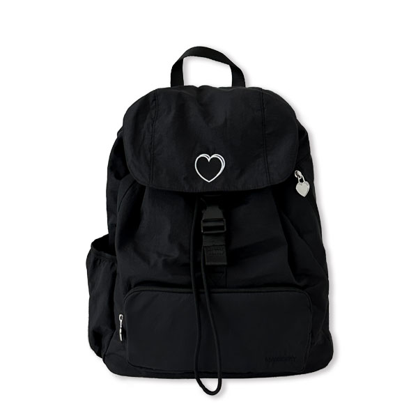 signature heart ♥ backpack (black)