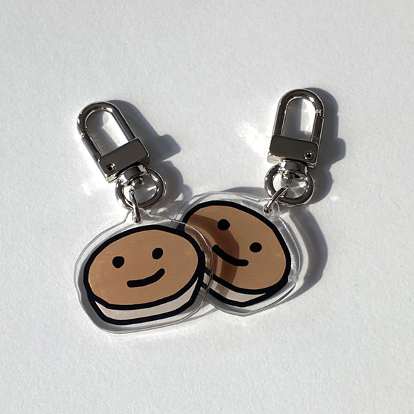 pancake key ring (acrylic)