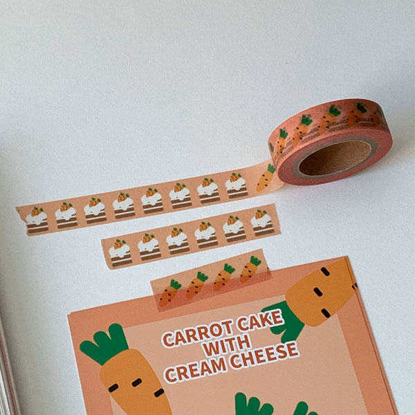 carrot cake masking tape